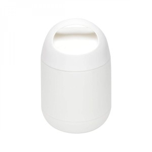 BALDE DE GELO DE PLASTICO BRANCO COM CAPACIDADE DE 1 LITRO E 400 ML - 6724-BR