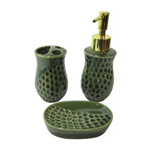 KIT DE BANHEIRO EM PORCELANA 3 PÇS - 2KB99363-VD