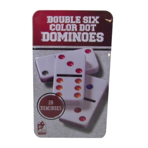 JOGO DE DOMINÓ DE MELAMINA COM 28 PÇS - NS1395 -VM