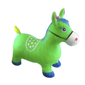 CAVALINHO UPA UPA DE BORRACHA COM SOM E LUZ - COM INMETRO AKT3578-VD