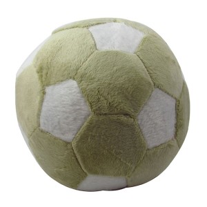 ALMOFADA PELUCIA BOLA P - 15 CM BEGE  E BRANCA - 313000124-BG