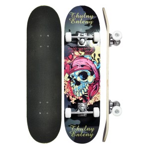 SKATE DE MADEIRA COM ACESSÓRIOS - 6 PEÇAS - DMR4893-B