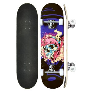 SKATE DE MADEIRA COM ACESSÓRIOS - 6 PEÇAS - DMR4893-D