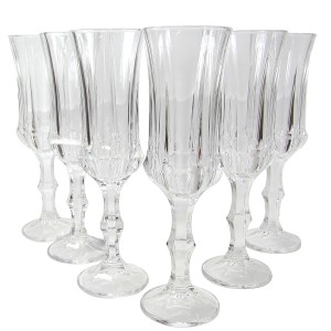 JOGO DE TAÇA DE VIDRO COM 6 PEÇAS - COLOR - UH090011