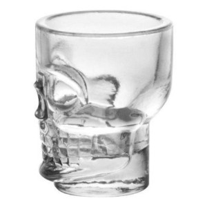 JOGO COM 06 COPOS DE VIDRO CAVEIRA - CAPAC. 250 ML - 73748