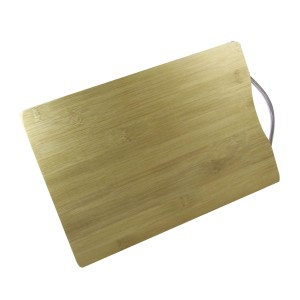 TABUA DE CORTE DE BAMBU COM ALÇA-  32X22X2CM  - 7906