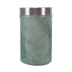 POTE COM TAMPA DE VIDRO 17CM ESTAMPADO - 900 ML - N61660-VD