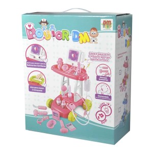 CARRINHO MEDICO DE PLASTICO - DOUTOR DM - DMT5582-RS