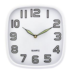RELÓGIO DE PAREDE DE PLÁSTICO - 24CM - YI15574