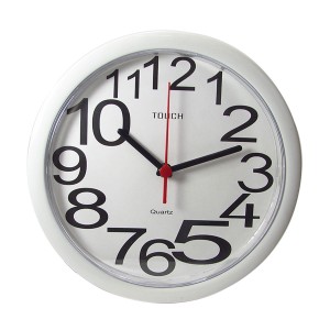 RELOGIO DE PAREDE DE PLÁSTICO 25 CM  - 412-BR