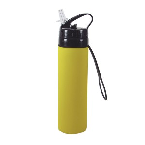 GARRAFA DE SILICONE DOBRÁVEL - 600ML -TX0227-AM