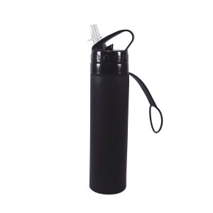 GARRAFA DE SILICONE DOBRÁVEL - 600ML -TX0227-PT