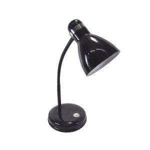 LUMINÁRIA DE MESA DE PLÁSTICO E METAL COM HASTE FLEXÍVEL  39 CM - 72468-PT