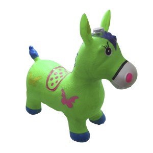 CAVALINHO UPA UPA COM BORBOLETAS DE BORRACHA COM SOM E LUZ - COM INMETRO -BPP04-VD