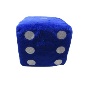 ALMOFADA PELUCIA DADO DE POLIÉSTER 17CM - 31300216-AZ