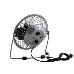 VENTILADOR DE MESA DE METAL E ALUMÍNIO 19X19.5 - AL12004-CZ
