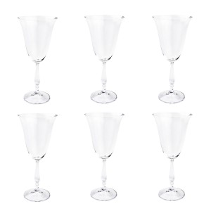 JOGO DE TAÇA DE VIDRO CRISTALITE BOHEMIA COM 6 PEÇAS 350 ML - 5533