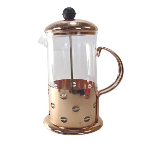 CAFETEIRA FRANCESA CREMEIRA FRENCH PRESS COLD BREW 600 ML GOLD ROSE - HT229-A