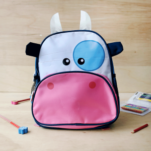Mochila Infantil Vaca - Tamanho 13