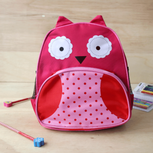 Mochila Infantil Coruja - Tamanho 13