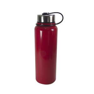 GARRAFA  DE INOX 1.1L COM BOLSA DE COURINO E ALÇA - WC409499 -VM