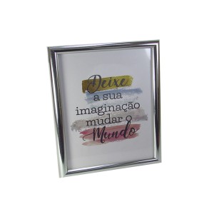 PORTA RETRATO PÉ GRAVATA DE PLÁSTICO 15X20CM - 97488-PTA
