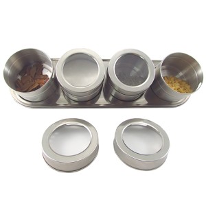 JOGO IMANTADO INOX COM 4 PORTA TEMPERO - IXB0109