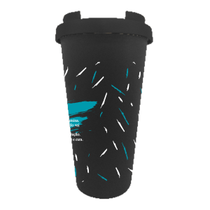COPO TÉRMICO COM FRASE FÉ SIGNIFICADO DE PLÁSTICO 500 ML-CS0054-I