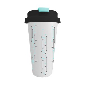 COPO TÉRMICO COM FRASE PARA HOJE 500 ML DE PLÁSTICO - CS0011-A