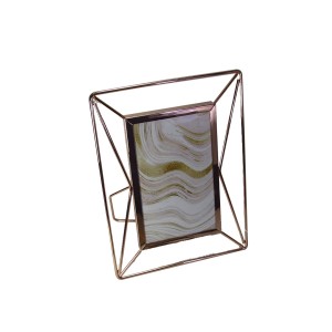 PORTA RETRATO DE METAL ARAMADO 10X15 - 4530-GR