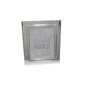PORTA RETRATO PÉ GRAVATA DE METAL 10X15CM - 98534