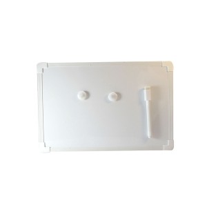 LOUSA MAGNÉTICA DE PLÁSTICO 20X30CM COM CANETA E APAGADOR NA TAMPA - 1665-BR