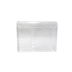 ORGANIZADOR COM TAMPA DE PLÁSTICO E 03 DIVISÓRIAS INTERNAS 8X11X14CM - 2528