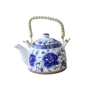 CHALEIRA DE PORCELANA ORIENTAL COM INFUSOR  500 ML - WE0641-B