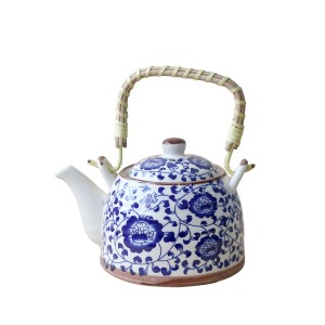 CHALEIRA DE PORCELANA ORIENTAL COM INFUSOR  600 ML - WE0642-C
