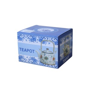 CHALEIRA DE PORCELANA ORIENTAL COM INFUSOR  500 ML - WE0641-D