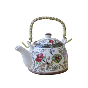 CHALEIRA DE PORCELANA ORIENTAL COM INFUSOR  600 ML - WE0642-D