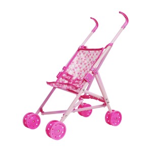 CARRINHO DE BONECA DE PLÁSTICO ESTAMPA DE COELHINHO 50 CM - DMT5082-A