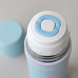 GARRAFA ISOTÉRMICA COM ACIONAMENTO CLICK DE INOX 300 ML  - SZM8191-AZ