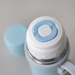 GARRAFA ISOTÉRMICA COM ACIONAMENTO CLICK DE INOX 400 ML - SZM8192-AZ