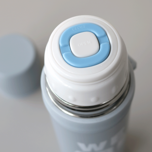 GARRAFA ISOTÉRMICA COM ACIONAMENTO CLICK DE INOX 400 ML - SZM8192-CZ