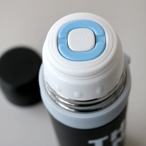 GARRAFA ISOTÉRMICA COM ACIONAMENTO CLICK DE INOX 400 ML - SZM8192-PT