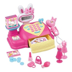 CAIXA REGISTRADORA FASHION DE PLÁSTICO COM ACESSÓRIOS - DMT5528