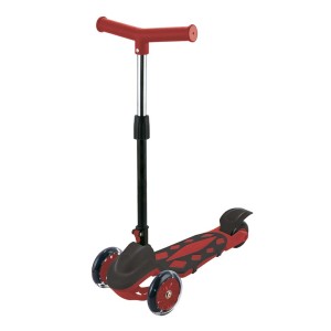 PATINETE INFANTIL DE PLÁSTICOE METAL DOBRÁVEL E ALTURA AJUSTÁVEL COM 03 RODAS - DMR5551-VM