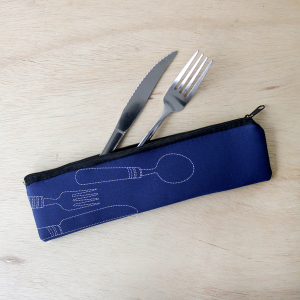 PORTA TALHER COM CAPA NEOPREME E ABERTURA EM ZÍPER - HC55201-AZMA