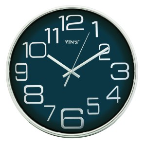 RELOGIO DE PAREDE CONTÍNUO DE PLÁSTICO 27CM - YI15356-AZMA