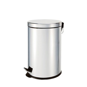 LIXEIRA INOX COM PEDAL 5 L BALDE INTERNO PLASTICO - IXB1102
