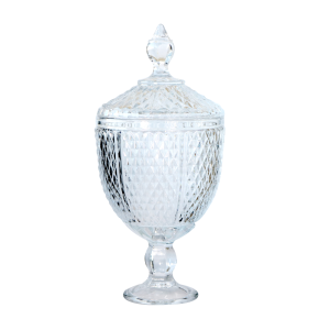 BOMBONIERE DE VIDRO 33 CM COM PÉ - VDA07036