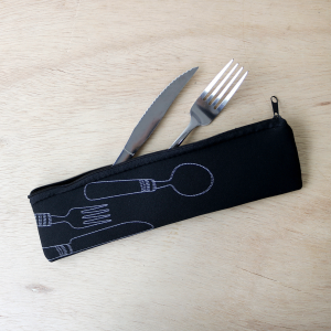 PORTA TALHER COM CAPA NEOPREME E ABERTURA EM ZÍPER - HC55201-PT