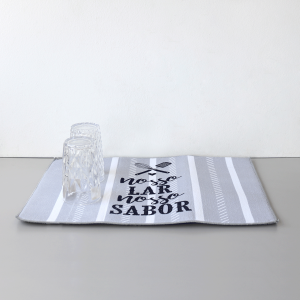 APARADOR DE TECIDO E ESCORREDOR DE LOUÇA DE POLIÉSTER 39X49CM - 97584-D